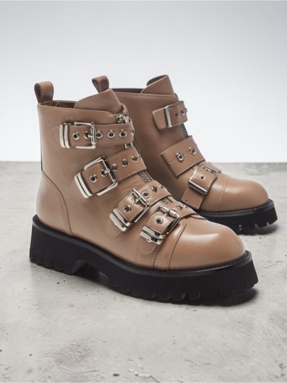 Jeffrey Campbell Recessed Lug Sole Ankle Boot